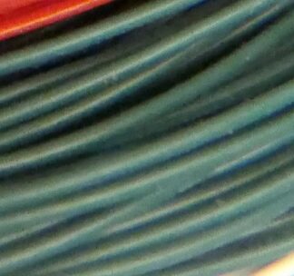 A close up of the wire in a red and blue color scheme.